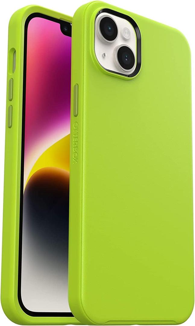 OtterBox Symmetry Series+ Case with Magsafe for iPhone 14 Plus (ONLY) Non-Retail Packaging - Lime All Yours