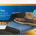 Camco 42912 RV Step Rug (Premium Wrap Around, 100% Polyester (22" x 23") - Gray) (Grey)