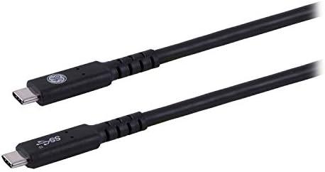 GE USB C to USB C Cable, 6.5 Ft 100W Laptop Charger Type C Fast Charging Cable for iPhone 16 Series, 15 Series, iPad Pro, MacBook Charger Cord, Laptop Power Cord, USB C Cable Fast Charging, 40338