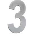 Exterior Adhesive House Number, Gate or Garage, 6.3” inch, Stainless Steel AISI 304, Adhesive Installation (Number 9), EVI Herrajes