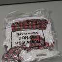 Nuenen 50 Pcs Mini Christmas WineBottle Cover Set Tiny Santa Hat Scarf Capelet Flute Topper Decoration Xmas Doll DIY Craft (Buffalo Plaid)