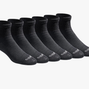 Dickies Men's Dri-tech Moisture Control Quarter Socks, in M (6,Pairs)