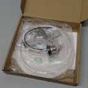 Recessed to Pendant Light Converter Kit - 6 Inch Can Light Conversion, Includes E26 Socket, Mounting Bracket, Round Ceiling Plate & 3D White Cover