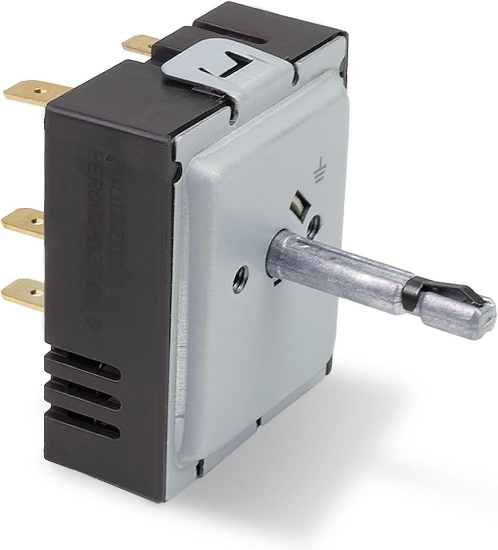 DG44-01006A Range Surface Element Switch DG44-01006A PER001-12 D Control Switch Replaces Parts: PER001-02 D, NE58F9500SS, 3282716, AP5800762, PS8764900, EAP8764900 Compatible with Samsung