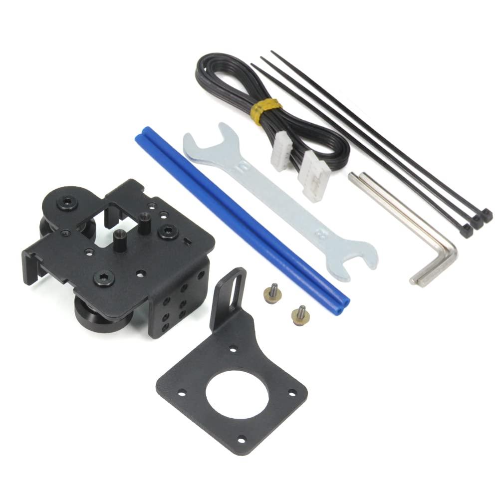 Zeberoxyz Ender 3 Neo 3D Printer Direct Drive Plate with 3pcs Pulleys Upgrade Kit Only for Ender 3 Neo,Ender 3 Max Neo Direct Extruder Adapter Plate (Plate for Ender3 Neo)