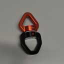 Digtichnny Swivel Hook for Swing,Aluminium Alloy 35KN, Swing Swivel Hanger for Tree Swing, Aerial Dance, Children’s Swing, Hanging Hammock Outdoor Indoor(Black-Red)