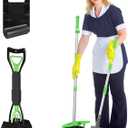 Pooper Scooper with Bag Attachment, 50 inches Long Handle Pooper Scooper, Poop Scooper for Dogs, Dog Poop Scooper for Yard, Pooper Scooper for Large Dogs Heavy Duty, Poop Scooper Bin & Rake