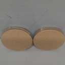 Venyat 6 Pieces Cork Plant Coasters, 4 Inch Cork Plant Mats, Cork Coaster for Planters, Plant Coasters for House Plants Indoors (Nude & Black)