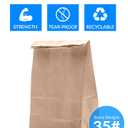 Reli. Brown Paper Bags | 500 Count | Paper Lunch Bags Ideal for Small Lunches and Crafts | Perfect for Sandwiches and Snacks