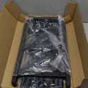 3-Tier Shoe Rack for Closet, 16"-33" Expandable ShoeRackAdjustable for Entryway Closet Doorway SturdyMetal, Black