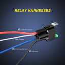 Nilight 50023R  30A Fused Relay Switch Kit 12V 4 Pin SPST Relay Interlocking Harness Socket Holder 30 Amp 12 Volt Automotive Relays with Fuse for Auto Cars Trucks RV