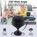 Hidden Camera,1080P HD WiFi Mini Nanny Cam with Night Vision & Motion Detection - Indoor/Outdoor Wireless Security Spy Cameras for Home, Car, Baby & Pet Monitoring-Upgraded A9