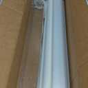 Zebra Blinds for Windows, 72" H x 24" W White Roller Windows Shades, Dual Layer Fabric Manual Pull Cord Indoor Outdoor Blinds, Light Filtering Semi Sheer Shades for Home Kitchen