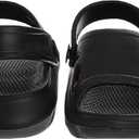 Josmo Kids Summer Beach Pool Sandals - Open Toe Boys Ankle Strap Shoes Size 5-10 Toddler (Black)
