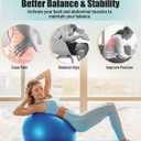 GalSports Stability Ball for Core Training & Physical Therapy Anti-Burst, Slip-Resistant Yoga Ball for Home Gym, Pilates, Balance & Posture Improvement ( M(22ines/55cm)