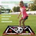 Soccer Training Mat for Indoor Use - Agility Equipment for 4-16, Improve Speed and Coordination - Anti-Slip/Silent Footstep Mat With Video and Dynamic Manuals