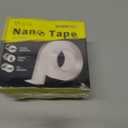 WINNOW Bulk Heavy Duty Nano Double Sided Tape (2 Rolls, 1.2"x120") - Industrial-Strength Adhesive for Student/Office/Classroom/Dormitory Facility Supplies Reusable & Removable Mounting Solution