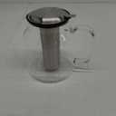 Aquach 68oz Glass Teapot with Stainless Steel Removable Infuser, Stovetop & Dishwasher Safe, Perfect for Brewing Loose Leaf Tea (68 fluid ounces without Thermometer)