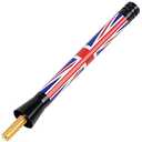 ONE250 Antenna, Compatible with Mini Cooper All Models - Will fit Any Mini Cooper, Cooper S, Convertible, Countryman, Clubman, Coupe or Roadster (Red/Blue/White Union Jack UK Flag)