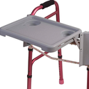 DMI Walker Tray, Rollator Tray, Mobility and Walker Accessory Tray Table Fits Most Standard Walkers, Folding with Two Cup Holders and Tool Free Assembly, 16 x 11.8 inch