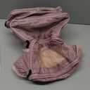 Multi-layer storage bag Casual simple Luggage Packing Organizer with Hook,Clothing Underwear Bag,Carry On Closet,Purple pink (Small)