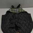 Kuoser Waterproof Dog Coat, Reversible Dog Jacket for Large Dogs, Adjustable Durable Doggie Winter Coat for Growing Puppies Warm Puppy Cold Weather Apparel, Green L 