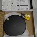 KES Bathroom Toilet Paper Holder Stand Modern Tissue Roll Holder SUS304 Stainless Steel Rustproof Freestanding 20.2" H, Matte Black BPH283S1-BK