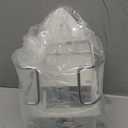 DOUBLE 2 C Ironing Board Hanger Wall Mount Electric Iron Holder Iron and Ironing Board Storage Organizer Shelf with Removable Hooks for Household Bathroom Laundry Room(White)