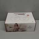 Momcozy M5 Hands Free Breast Pump, Wearable Breast Pump of Baby Mouth Double-Sealed Flange with 3 Modes & 9 Levels, Electric Breast Pump Portable - 24mm (2, Gray)