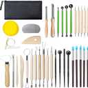 36 PCS Clay Tool, Clay Sculpting Tools Kit, Pottery Tools Can be Used for Stippling, Carving, Molding, and Shaping Clay Crafts, for Beginners, Hobbyists, Artists