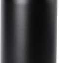 Simple Modern Water Bottle with Push Button Straw Lid | Ceramic-Lined Insulated Stainless Steel | Travel Water Bottles for Gym & Sports | Leak Proof | Mesa Signature Collection | 34oz, Midnight Black