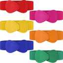 Wesiti 6 Pcs Colorful Stretch Belt for Women Dresses Wide Elastic Belt with Interlock Buckle for Summer Party Beach, 6 Colors (Fresh Color, Assorted Style)