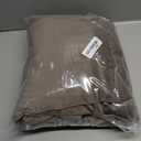 StangH Taupe Velvet Curtains 84 inches with Back Tab & Hook Belt, Room Darkening Thermal Insulated Window Drapes for Living Room/Bedroom, W52 x L84 inches, 2 Panels