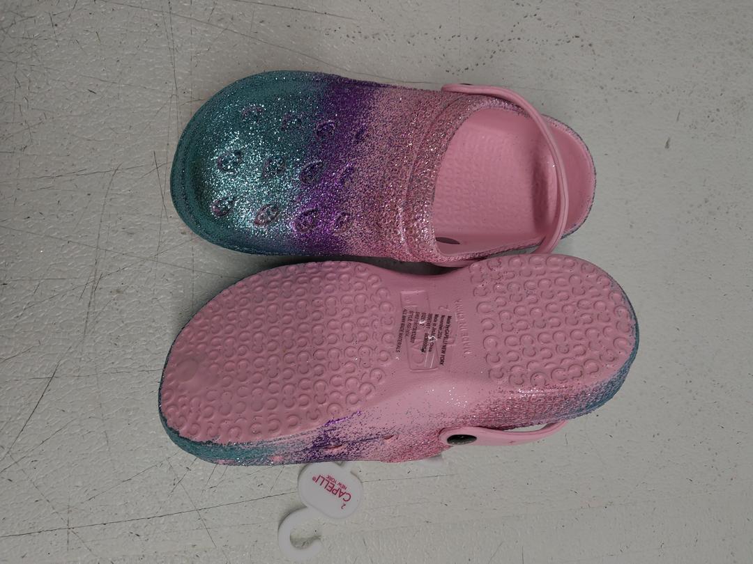 Kids Sparkle Clog Size 2