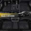Rubber Floor Mats for Hyundai Santa Fe 2024-2026 Black