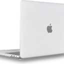 UESWILL Matte Hard Case Compatible with MacBook Pro 15 inch with Touch Bar & USB-C 2016 2017 2018 2019 Release Model A1990 A1707, Clear