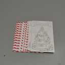 Whaline 48 Pack Blank Christmas Color Your Own Postcards to Santa 6 Designs Coloring Merry Xmas Greeting Letter Cards Wish List Writing for Family School Classroom Party Favors, 4 x 6 In