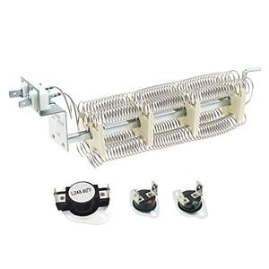 Siwdoy LA-1044 LA1044 Dryer Heat Element and LA-1053 Dryer Thermostat Fuse Kit Compatible with Maytag PYET444AYW, Maytag PYET244AYW, Admiral LNC7764A71 Dryer