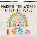 30th Birthday Gifts for Her Women Cosmetic Bags, 1996 Dirty 30 Year Old Birthday Decorations Makeup Bag for Wife, Sister, Best Friend Female, Mothers Day, Christmas (1996)