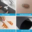 Kitchen Sink Splash Guard Faucet Mat -1 PC Super Absorbent Fast Drying Mat Sink Gadgets-Splash Guard Behind Faucet Drip Catcher for Kitchen, Bathroom,Sink Mat, Dish Drying Mat, Bathroom(15" X 5.5" ) (Petals)