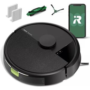 iRobot Roomba 104 Vac Robot Vacuum - Intense Power-Lifting Suction, Smart & Fast Home Mapping, Ideal for Pet Hair, LiDAR Navigation, Multi-Surface Cleaning, Cleans in Neat Rows, Self-Charging