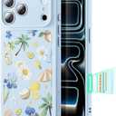ESR for iPhone 17 Pro Case, Camera Control Cover, Compatible with MagSafe, Shockproof Military-Grade Protection, Magnetic Case for iPhone 17 Pro, Classic Hybrid, Tropical Paradise, Light Blue