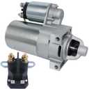 Starter and Relay Replacement for Kohler Engine, for John Deere L130, 2509808 2509809 2509811 41012414