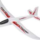 TOYANDONA 1PC Foam Glider Airplane, 39 inch Large Throwing Glider Planes Lightweight Outdoor Flying Glider Airplane Toys for Girls Boys Party Favor or Gift