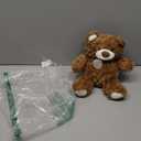 10Inch Teddy Bear Stuffed Animal, Soft Stuffed Teddy Bear Plush Toy, Birthday Xmas Gifts for Kids Baby (Dark Brown)