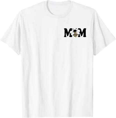 Mom Bee Cute Beekeeping Birthday Party Matching Family Mama T-Shirt Medium Ladies