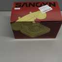 Sangyn Bluetooth Retro Phone with Speakerphone, Bluetooth Landline Telephone, Bluetooth Home Phone with USB Rechargeable Power, Hands-Free Calling & Music Playback, Black