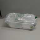 PINVNBY Plastic Turtle Tank Reptile Habitat Pet Terrariums Turtles Tank Aquarium Terrapin Topper Basking with Platform Plants,Durable,Safe, Non-Toxic(White)