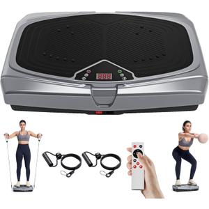 Vibration Plate Exercise Machine for Lymphatic Drainage Weight Loss,Full Body Workout Vibrating Plate Lymphatic Drainage Massager,Workout Equipment Fitness Weight Fat Burner Loss & Shaping