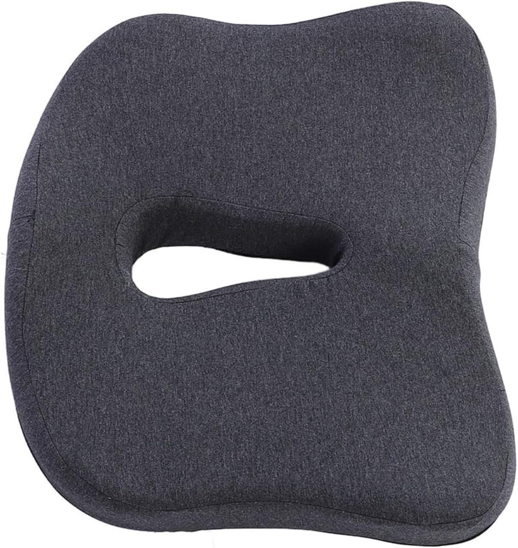 Office Chair Cushion Memory Foam Ergonomic Breathable Chair Pad for Home Office Comfortable Support Seat Cushion for Long Hours Sitting